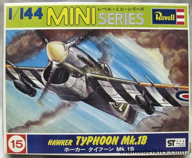 Revell 1/144 Hawker Typhoon Mk.1B - Mini Series Japan Issue, H1015 plastic model kit